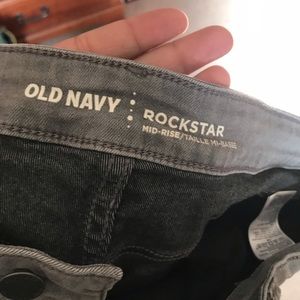 Old Navy Rockstar Grey Jeans